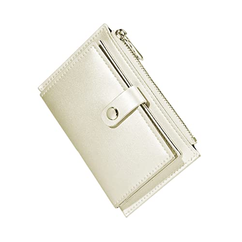 GALPADA PU Geldbörse Damen Reißverschluss Münzbörse mit Vielen Fächern Langlebige PU Kartenetui für Frauen RFID Schutz Kreative Geldbörse für Karten und Münzen von GALPADA