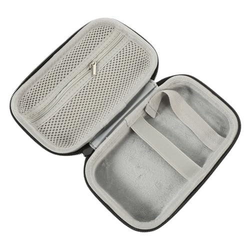 GALPADA PU Leder Mikrofon Aufbewahrungstasche Kabelloses Headset Case Kompakte Reise Organizer Stoßfest und Strapazierfähig Leicht Tragbare Transporttasche für Mobiles Mikrofon und von GALPADA