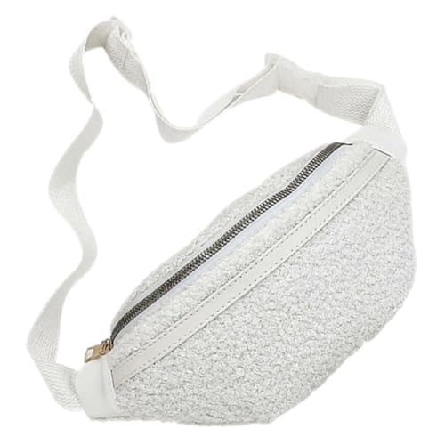 GALPADA Modische Plüsch Bauchtasche Für Damen Verstellbar Weiches Material Sport Und Freizeitgebrauch Hüfttasche Für Reisen Und Training von GALPADA