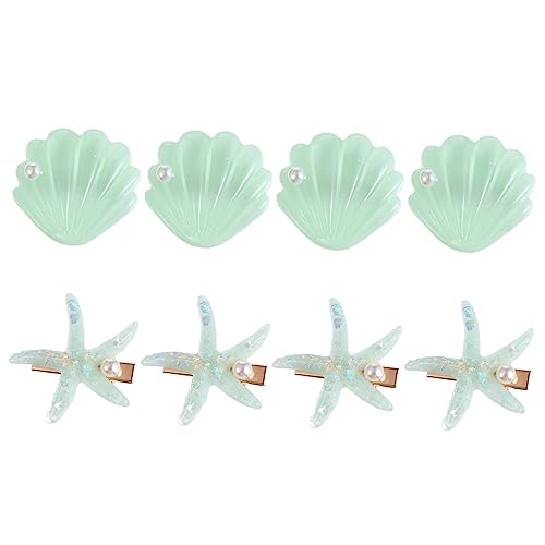 GALPADA 8stücke Pack Muschel Haarspangen Für Mädchen Haarnadeln Kopfschmuck Haaraccessoires Zubehör Für Alltag Und Partyfrisuren von GALPADA