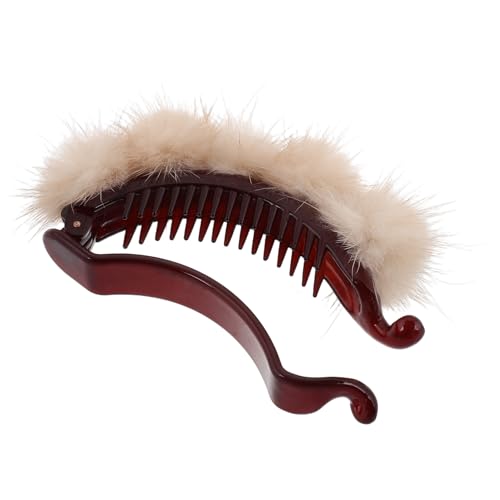 GALPADA Flauschiger Haarspangen-clips Für Damen Weicher Rutschfester Haarklammer Für Dickes Und Lockiges Haar Für Messy Buns Und Hochsteckfrisuren von GALPADA