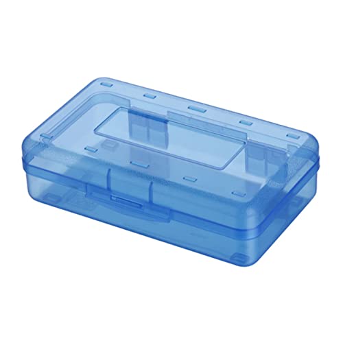 GALPADA Pen Case für Transparente Bleistiftbox mit Großem Fassungsvermögen Praktischer Organizer für Stifte Buntstifte Marker und Mehr Robustes Kunststoffmaterial für Schule und Büro von GALPADA