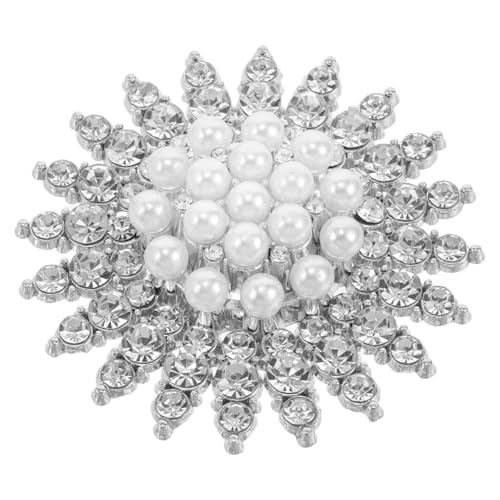 GALPADA Perlenbrosche für Frauen Vielseitige Schalnadel für Pullover Schals Modisches Accessoire für Herbst Winter Stilvolle Brosche zur Ergänzung Ihrer von GALPADA