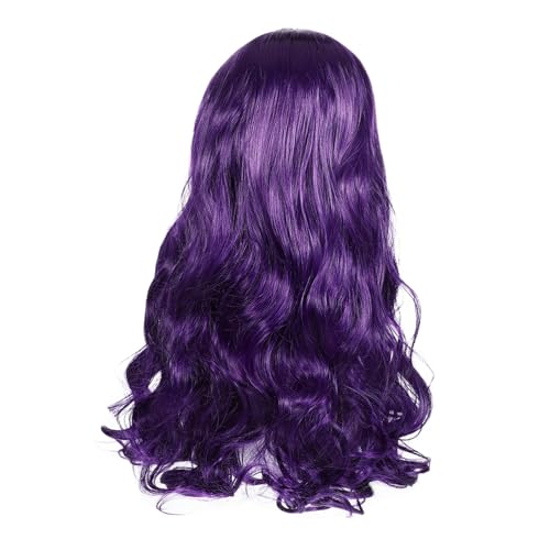 GALPADA Perücke Lange Gewellte Synthetische Perücke für Frauen Mittlerer Scheitel Natürliche Optik Hitzebeständige Cosplay Party Alltag Geeignet von GALPADA