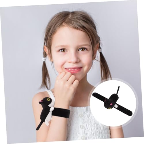 GALPADA Plüsch Tier Schnapparmband mit Weicher Oberfläche Hautfreundlich und Langlebig als Partygeschenk für Kindergeburtstag Halloween und Tier Mottopartys Vielseitig Einsetzbar von GALPADA