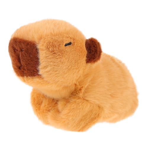 GALPADA Plüschtier Schnapparmband Kuscheliges Tier Armband Komfortabel Party Mitgebsel für Erwachsene Niedliches Wasserschwein Design Beige von GALPADA