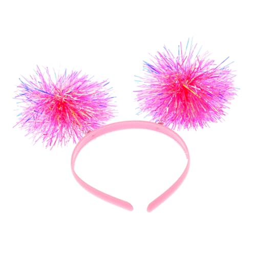 GALPADA Pompom Haarreif mit Glitzer Party Zubehör für Geburtstagsfeiern Hochzeitsfeiern und Valentinstag und Bequem für Frauen und Teenager von GALPADA