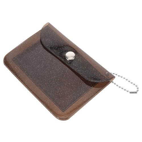 GALPADA Portemonnaie Für Damen Transparentes Geldbörse Mit Druckknopfverschluss Für Münzen Karten Schlüssel Und Kleine Gegenstände Für Reisen Und Alltag von GALPADA