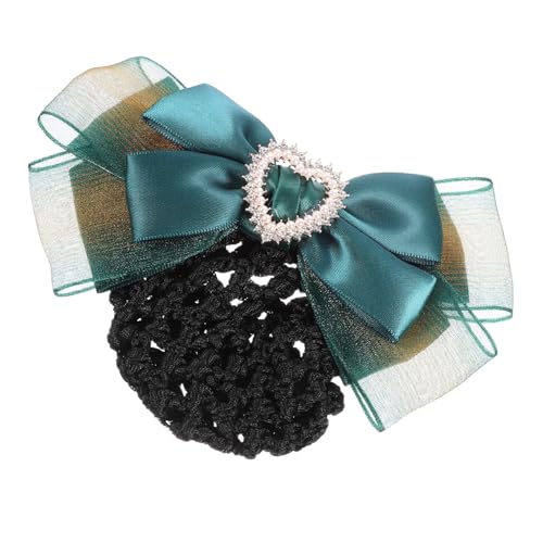 GALPADA Professioneller Haarnetz Dutt Clip mit Schleife Elastisches Langlebiges Haarnetz für Damen Geeignet für Flugbegleiterinnen Krankenschwestern und Ballett Eleganter Haarschmuck für von GALPADA