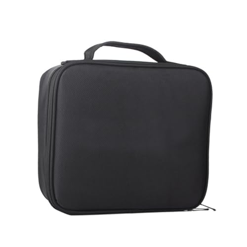 GALPADA Professioneller Kosmetikkoffer Tragbar mit Verstellbaren Fächern Kompakte Schminktasche S in Schwarz als Makeup Organizer für Reisen und Alltag Leicht und Robust Speziell für von GALPADA