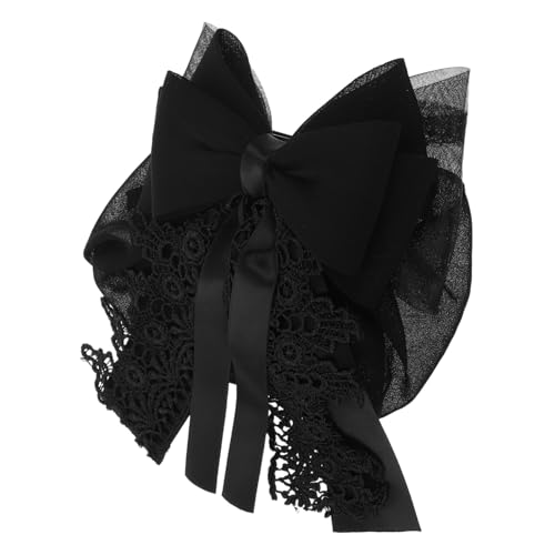 GALPADA Professionelles Haarnetz mit Elastischem Schleifen-dekor Sicherer Federclip Unsichtbares Haarnetz Snood für Damen und Mädchen Schnelles Styling Komfortabel für Arbeit und Büro von GALPADA
