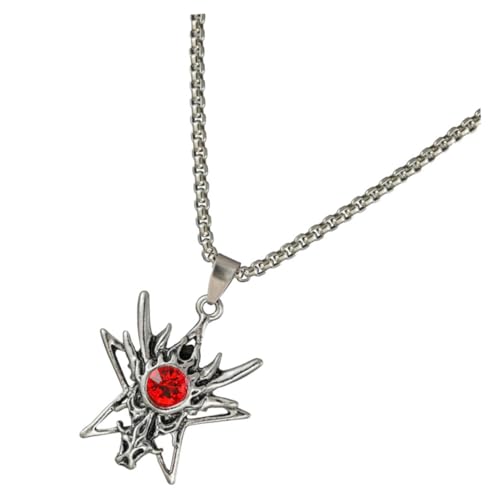 GALPADA Punk Halskette mit Gothic Drachenkopf Anhänger Modische Männer Sweater Kette Stylisches Design Vintage Look Einzigartiger Schmuck für Trendbewusste Herren von GALPADA