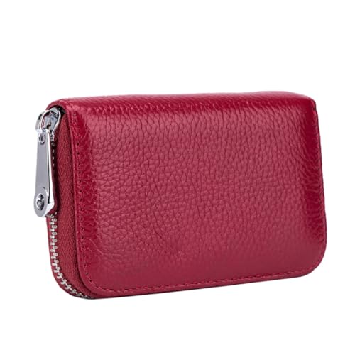 GALPADA Leder-kartentasche für Kreditkarten Karten Geldbörse Bankkartensicherheit Tragbares Kartenetui von GALPADA