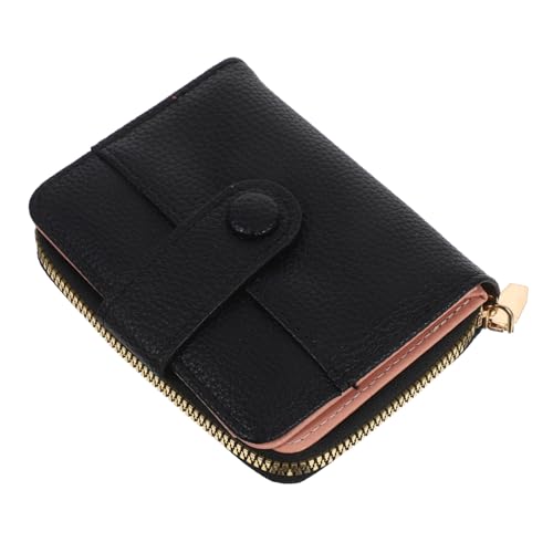 GALPADA RFID Kartenetui mit Großem Fassungsvermögen Litchi-Struktur PU Vielseitiger Organizer mit Fächer Kompakte Geldbörse für Alltag Reise und Business Stilvoll und Sicher von GALPADA