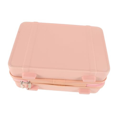 GALPADA Makeup Koffer Tragbare Kosmetiktasche Für Damen Multifunktionale Aufbewahrung Stylischer Organizer Für Große Kapazität von GALPADA