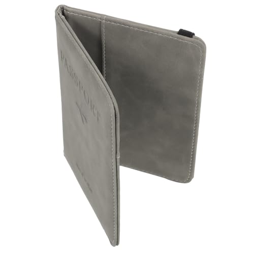 GALPADA Reisepasshülle Aus Pu- Mit Kartenetui Für Bankkarten Und Ausweise Dokumentenhalter Mit Stabilem Seil Für Schnellen Zugriff von GALPADA