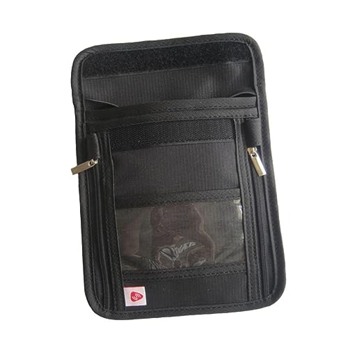 GALPADA Travel Neck Stash Wallet Holder Für Sicheres Tragbare Multifunktions-Brusttasche Für Geld Und Dokumente Für Flugreisen Und Festivals Schwarz von GALPADA
