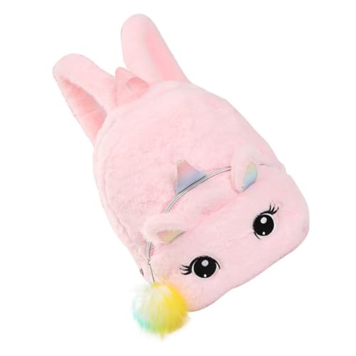 GALPADA Einhorn-Rucksack Für Junge Mädchen Cartoon-Schulrucksack Plüsch-Einhorn-Tasche Studentenrucksack Reisetasche Mit Cartoon-Design von GALPADA
