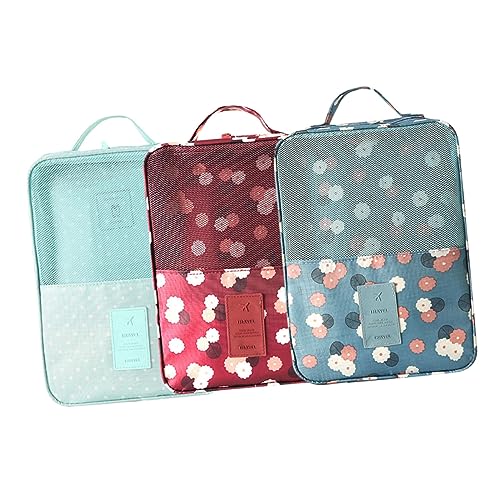 GALPADA Reiseschuhtasche Nylon Wasserdichter Und Atmungsaktiver Zweilagiger Schuhorganizer Für Und Camping Für Schuhe Vielseitig Einsetzbar Als Aufbewahrung Für Socken Und Handtücher von GALPADA