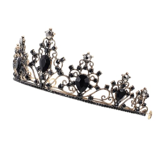 GALPADA Rhinestone Krone Haarschmuck Damen Vintage Tiara für Hochzeit Party Geburtstag Prom Leicht Elegant von GALPADA