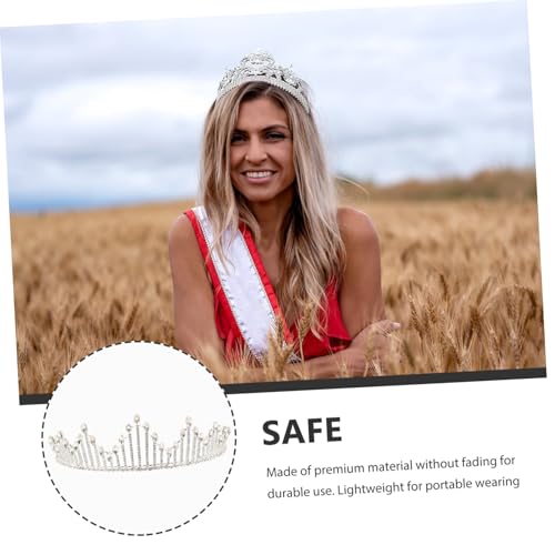 GALPADA Rhinestone Tiara Krone für Frauen Braut Hochzeit Diadem Funkelnde Strass Haaraccessoire Silberfarbene Basis Festtags und Partydekoration GALPADA Rhinestone Tiara Krone für Frauen Braut Hochzeit Diadem Funkelnde Strass Haaraccessoire Silberfarbene Basis Festtags und Partydekoration von GALPADA