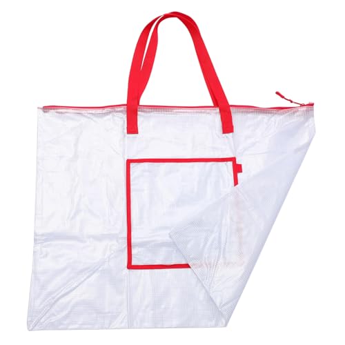 GALPADA Robuste PVC Kunst Portfolio Tasche mit Reißverschluss und Henkel Große Kapazität für Poster Zeichenbretter Bulletin Boards Zeichnungen und Ausstellungsmaterial Staubresistent von GALPADA