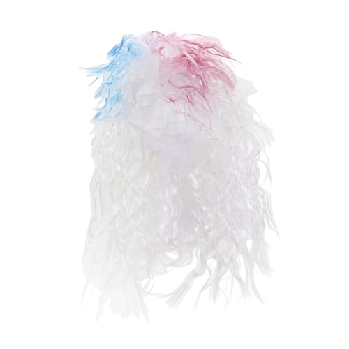 GALPADA Rocker Wig Für Schwarze Perücke Im Punk-stil Vielseitig Für Cosplay Und Partys Realistischer Look Für Bühnenauftritte Und Auffällige Outfits von GALPADA