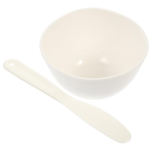 GALPADA Rührschüssel mit Spatel DIY Beauty Zubehör für Zuhause und Salon Glatte Oberfläche Leicht zu Reinigen für Selbstgemachte Masken für Frauen von GALPADA