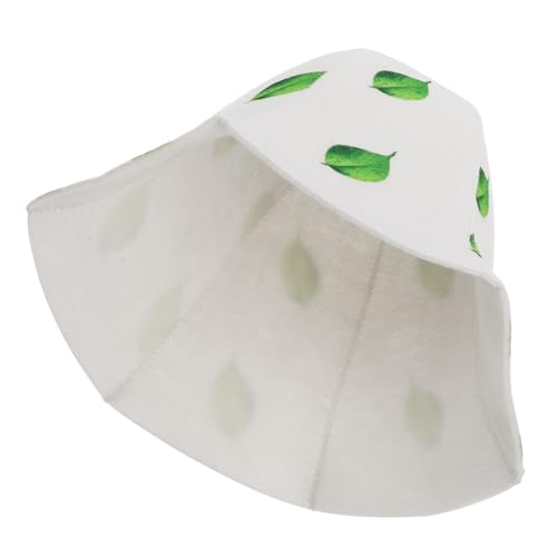 GALPADA Saunahut aus Weichem Filz mit Thermischem Aufdruck Isolierende Dampfbad Kopfbedeckung für Damen und Herren Schützt Haare vor Feuchtigkeit für Sauna und Dampfbad Zubehör von GALPADA