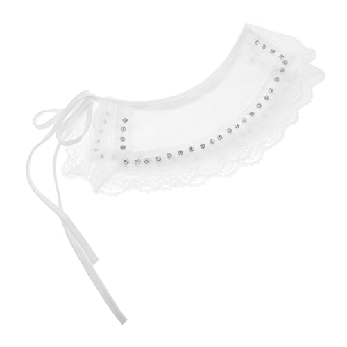 GALPADA Abnehmbarer Spitzenkragen Für Stylischer Falscher Kragen Mit Stehkragen-design Für Ärmellose Oberteile Und Blusen Bekleidungszubehör Für Outfits von GALPADA