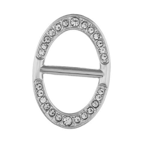 GALPADA Silber Schnallenring Für Schals Schalring Aus Hochwertiger Legierung Schalschnalle Zum Anbringen An Tüchern von GALPADA