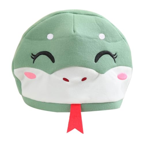 GALPADA Snake Hut Kostüm Zubehör Lustiger Schlangenhut Aus Plüsch Für Halloween Und Cosplay Passform Für Erwachsene Und Jugendliche Atemberaubendes Design Für Karneval Und von GALPADA