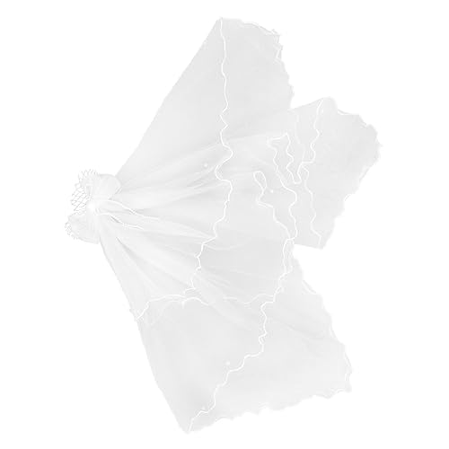 GALPADA Little Girl Haaraccessoire Eleganter Bogen Mit Netzschleier Für Partys Hochzeiten Und Fotoshootings Dekorativer Haarclip Für Mädchen Weich Und Sicher Der Anwendung von GALPADA