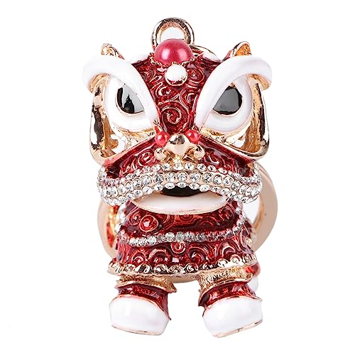 GALPADA Schlüsselanhänger-Gadget Tanzender Schlüsselanhänger mit Strasssteinen Chinesischer Stil Kreativer Schlüsselanhänger für Den Täglichen Gebrauch von GALPADA