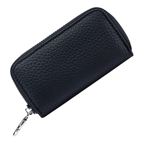 GALPADA Schlüsseletui Schlüssel Organizer Schlüssel Etui mit Metallverschluss Schlüsselmappe für Autoschlüssel Robustes Schmutzabweisendes Schlüsselmäppchen Stilvoll und Langlebig Schwarz von GALPADA