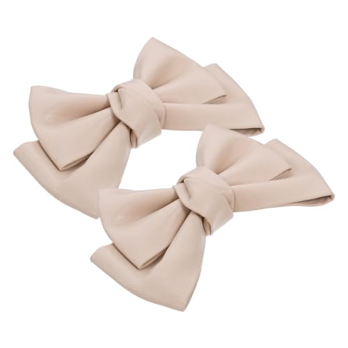 GALPADA Schwarze Abnehmbare Schleifen-Schuhclips aus hochwertigem Material für Damen Vielseitige Schuh Taschen-accessoires Einfache Anbringung Eleganter Schuhschmuck für Alltag Hochzeit von GALPADA