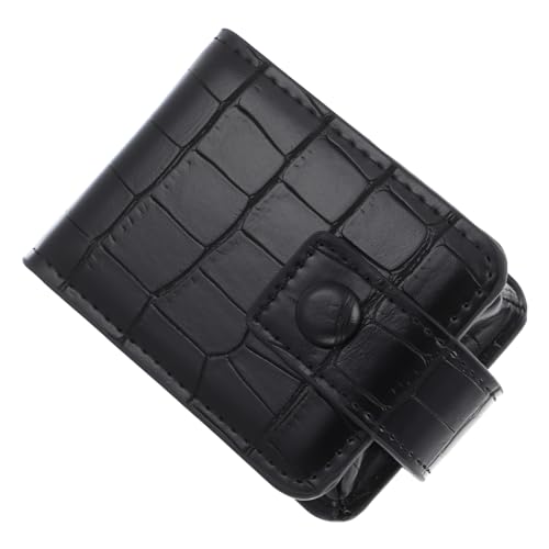 GALPADA Schwarze Kosmetiktasche aus Leder mit Integriertem Spiegel Tragbare Lippenstifthülle für Reisen Praktische Make Up Aufbewahrungstasche für Damen Kompakt und Vielseitig für Schule GALPADA Schwarze Kosmetiktasche aus Leder mit Integriertem Spiegel Tragbare Lippenstifthülle für Reisen Praktische Make Up Aufbewahrungstasche für Damen Kompakt und Vielseitig für Schule von GALPADA