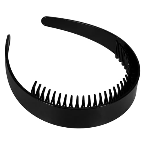 GALPADA Schwarzer Breiter Haarreif mit Zähnen für Damen Komfortables Sicheres Stirnband Modisches Haarschmuck Accessoire Vielseitig für und Alltag Frisuren Geeignet GALPADA Schwarzer Breiter Haarreif mit Zähnen für Damen Komfortables Sicheres Stirnband Modisches Haarschmuck Accessoire Vielseitig für und Alltag Frisuren Geeignet von GALPADA