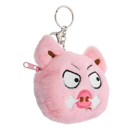 GALPADA Plüsch-geldbörse Schweineförmig Klein Für Mädchen Mit Reißverschluss Münzbeutel Organizer Für Karte Bargeld Und Kleinteile von GALPADA