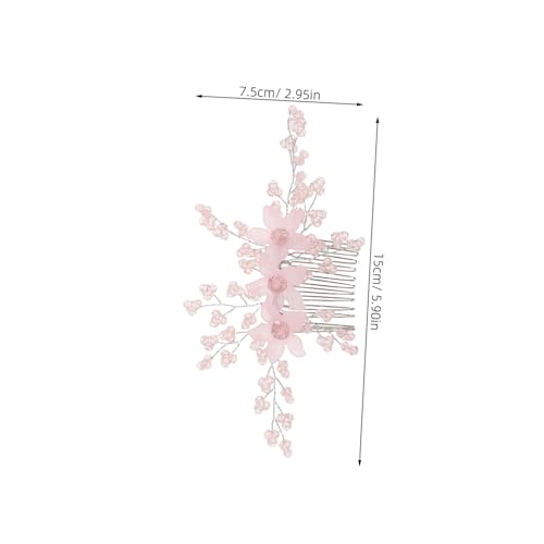 GALPADA Seitliche Haarkämme Mit Strasssteinen Für Braut Schmuck-haarkamm Für Hochzeit Dekorative Haarnadeln Mit Strassblumen Vintage-haarschmuck Für Brautjungfern von GALPADA