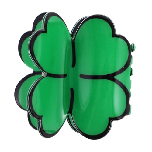 GALPADA Shamrock Haarspange Für Patrick's Day Irische Haaraccessoires Für Frauen Vierblättriges Kleeblatt Design Festlicher Haarschmuck Für Partys Und Feiertage von GALPADA