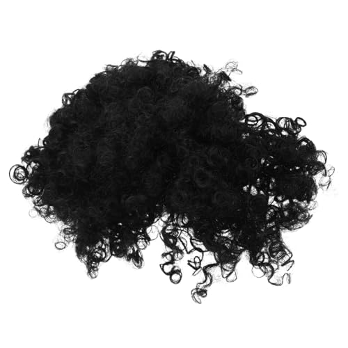 GALPADA Short Curly Afro Wig für Women Synthetische Perücke mit Natürlichen Locken und Fransen Leichter Afro-look Pflegeleicht Geeignet für Cosplay Alltag und Partys Stabile Chemische von GALPADA