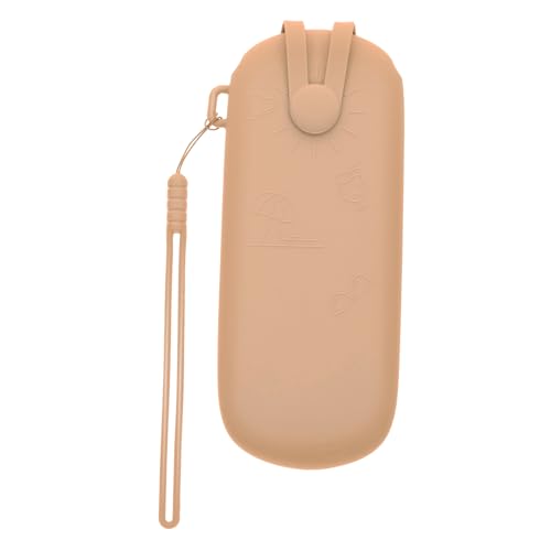 GALPADA Silikon Kosmetiktasche Weich Langlebig Tragbar Multifunktionaler Make Up Beutel und Brillenhalter Stilvoll Minimalistisches Design für Reise und Alltag Damen von GALPADA