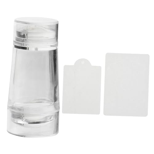 GALPADA Silikon Nagelstempel Transparent Für Nailart Stempel Werkzeug Mit Doppelkopf Design Für Nageldesign Anfänger von GALPADA