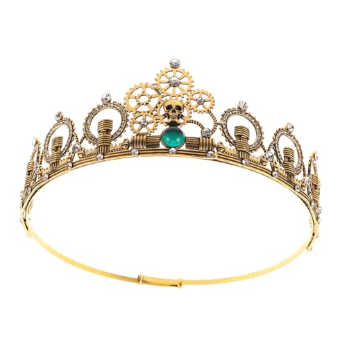 GALPADA Steampunk-stirnband Für Damen Mit Totenkopf Und Getriebe-design Antik-look Leicht Und Bequem Cosplay-accessoire Für Halloween Und Themenpartys von GALPADA