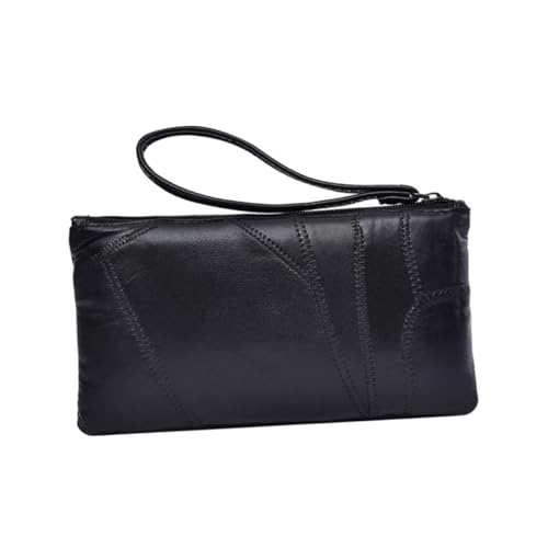 GALPADA Fashion Lederhandtasche Für Frauen Kreative Große Brieftasche Im Envelope-Design Für Handy Und Geldbörse Für Täglichen Gebrauch Schwarz von GALPADA