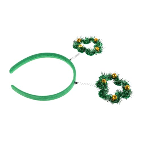 GALPADA Stirnband Kopfbedeckung St. Patricks Day Party Dekorationen Haarschmuck Mit Kleeblatt St. Patricks Haarband Dekorationen Zum St. Patricks Day Kleeblatt-kostüm Plastik Green von GALPADA