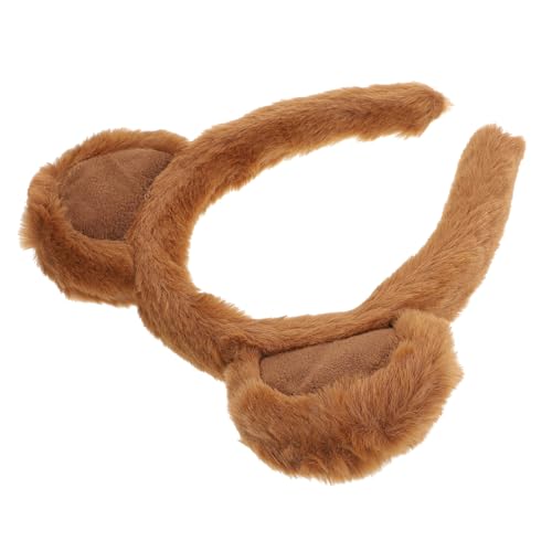 GALPADA Bärenohren Stirnband Für Cosplay Und Partys Niedliches Tierkostümzubehör Aus Weichem Für Gesichtswäsche Und Kostüme Für Halloween Und Mottopartys von GALPADA
