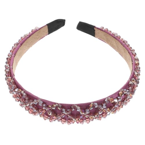 GALPADA Strass Haarreif Damen Glitzerndes Leichtes Stirnband mit Funkelnden Schmucksteinen für Frauen Mädchen Braut Eleganter Haarschmuck Rutschfest Einstellbare Festlicher Kopfschmuck von GALPADA