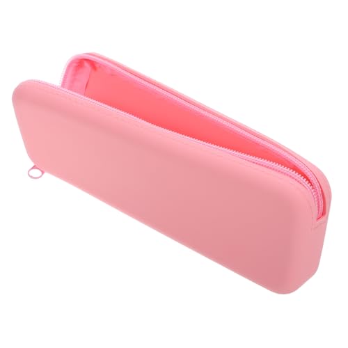 GALPADA Ästhetisches Silikon Federmäppchen für Schule Große Kapazität Waschbar Rosa für Teenager und Erwachsene von GALPADA